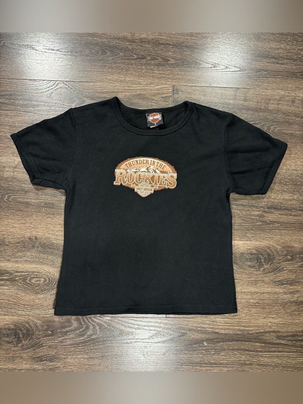 Vintage Harley-Davidson Black "Rockies" Graphic Tee
